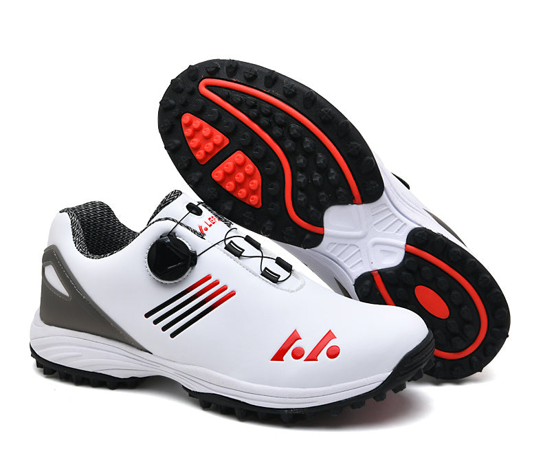 Men's Golf Shoes: High Quality, Non-Slip Sports Sneakers with Swivel Button for Maximum Comfort!
