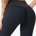 High Waist Yoga Pants with Booty Scrunch, Stretchy Fitness Leggings for Women - Nylon & Spandex Blend - For Workout, Gym & Everyday Wear - Perfect Gift for Fitness Enthusiasts