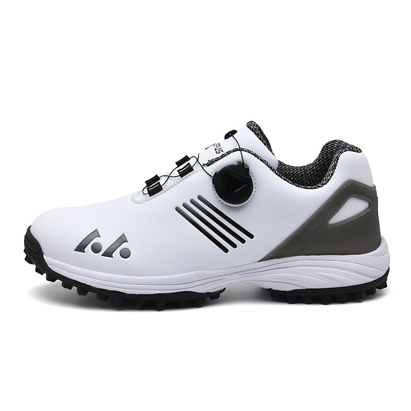 Men's Golf Shoes: High Quality, Non-Slip Sports Sneakers with Swivel Button for Maximum Comfort!