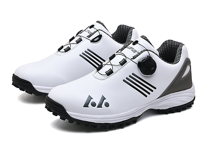 Men's Golf Shoes: High Quality, Non-Slip Sports Sneakers with Swivel Button for Maximum Comfort!