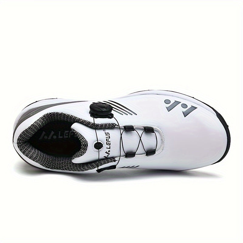 Men's Golf Shoes: High Quality, Non-Slip Sports Sneakers with Swivel Button for Maximum Comfort!