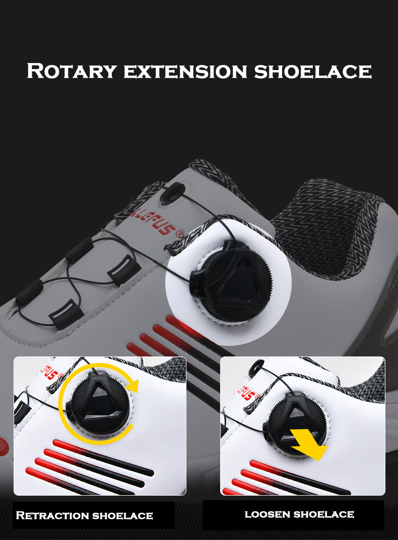 Men's Golf Shoes: High Quality, Non-Slip Sports Sneakers with Swivel Button for Maximum Comfort!