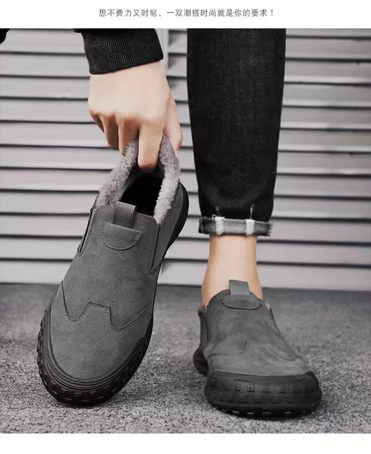 Snow Boots for Men 2025 Winter New Arrival Men's Cotton Shoes Outdoor Walking Shoes Lightweight and Comfortable Loafers