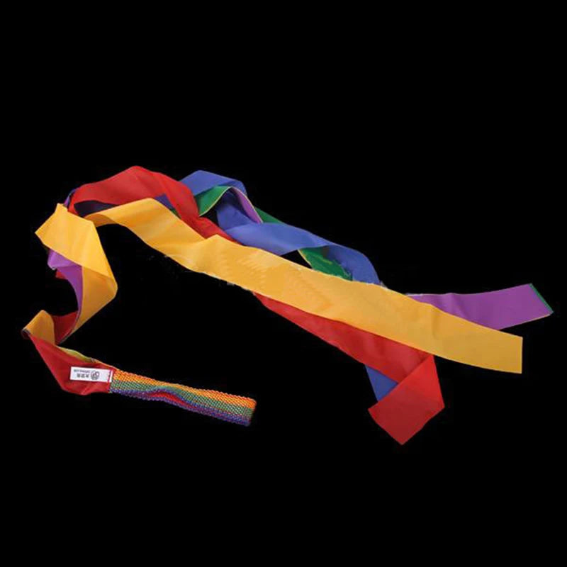Sport Dance Rainbow Ribbon Kids Gym Rhythmic Gymnastics Art Gymnastic Exercises Cheerleading Fitness New Arrival