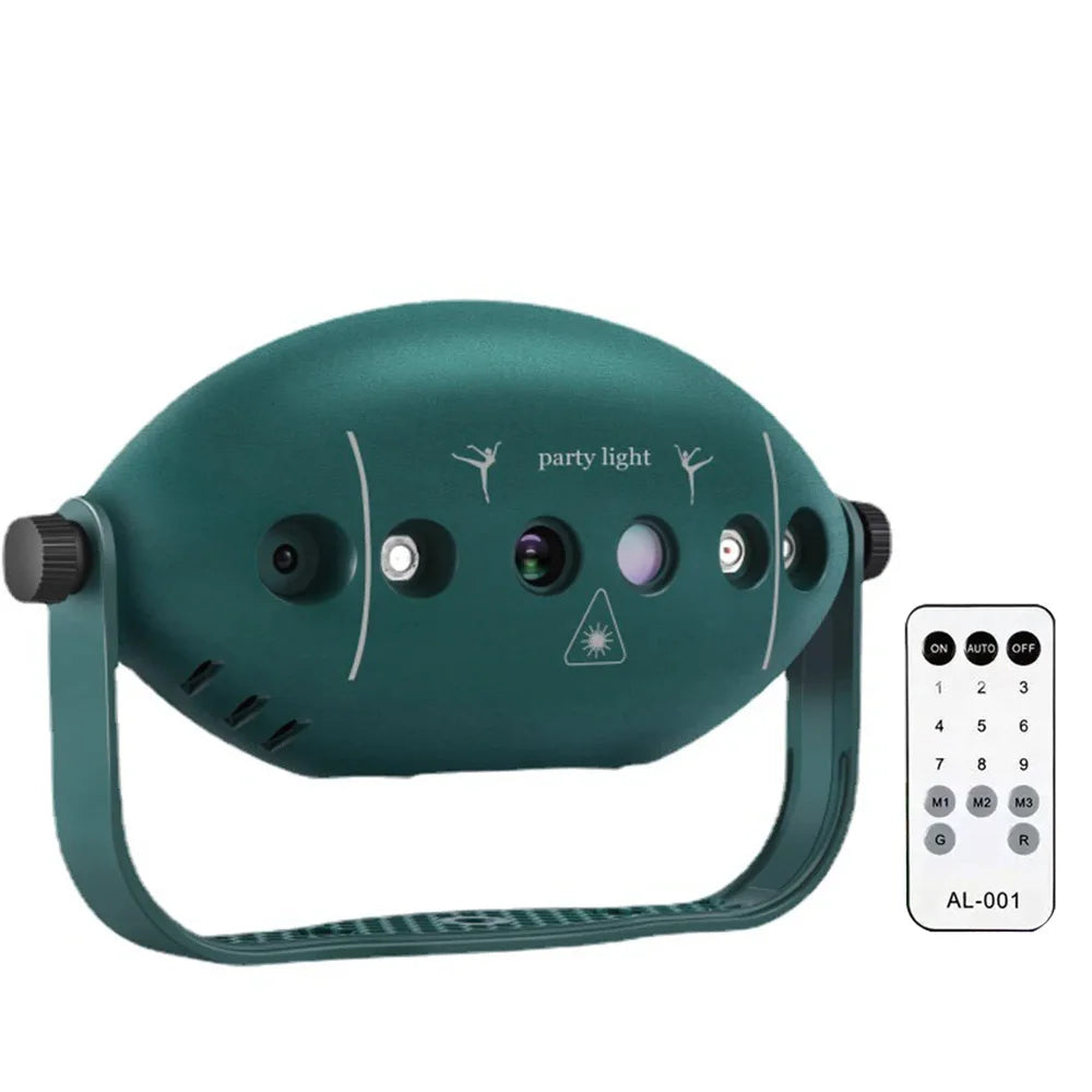 2024 New RGB LED Stage Disco Lights Rotating DJ Ball Strobe Remote Control Sound Magic Dance Car Christmas Gift Party Club Lamps