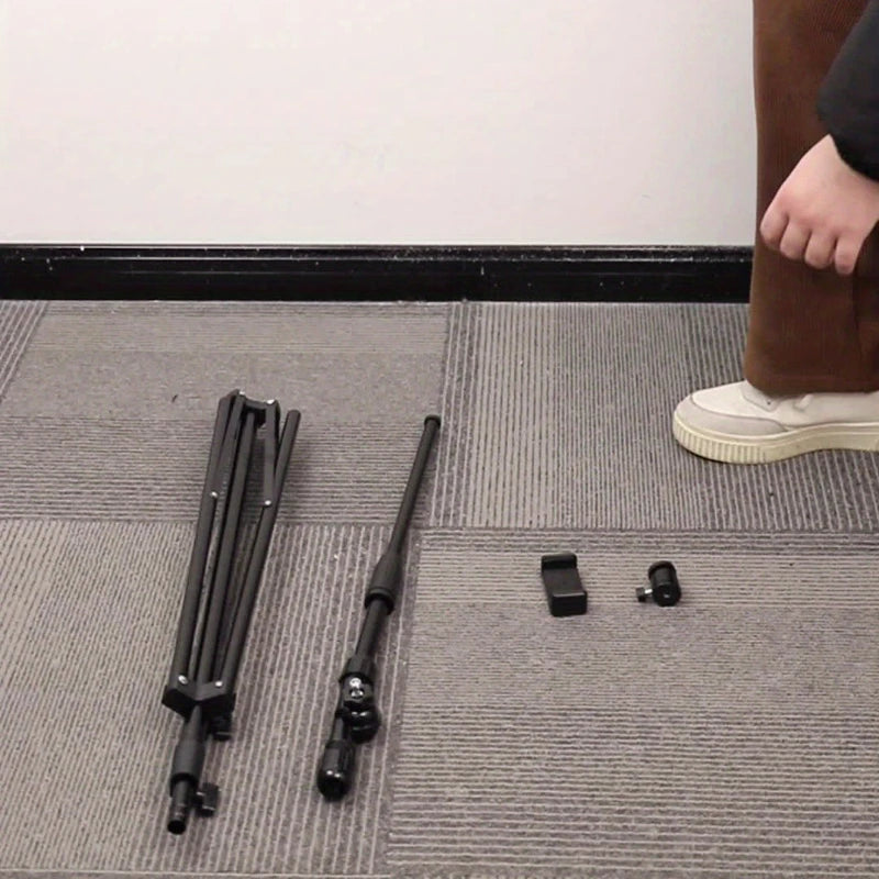 Professional 70.8" Adjustable Metal Tripod Stand - Retractable Arm for Phones, Perfect for Live Streaming, Recording & Photograp