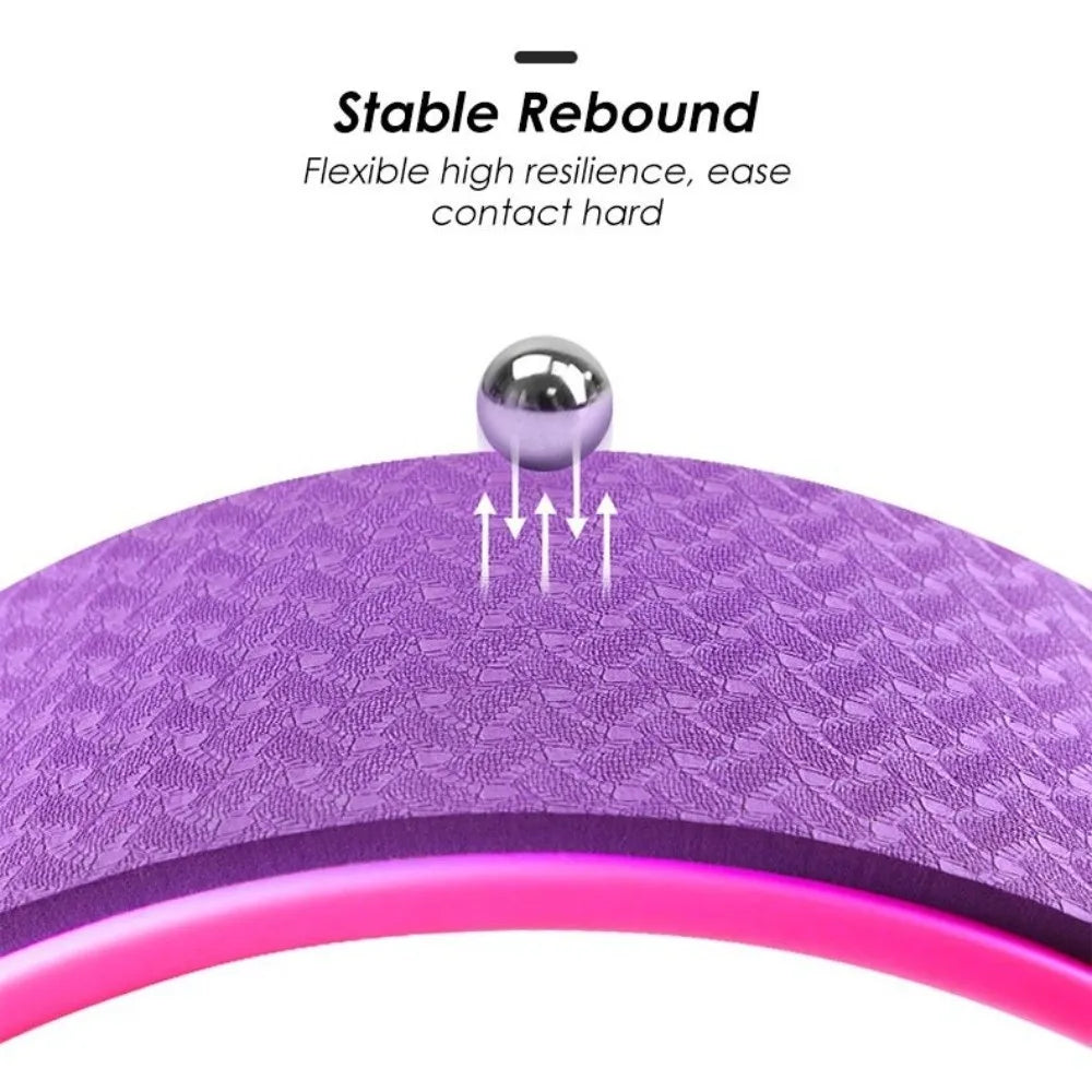 Muscle Massage Yoga Wheel Multi-Functional Back Training Back Training Roller Training Tool Waist Training Pilates Ring Home Gym