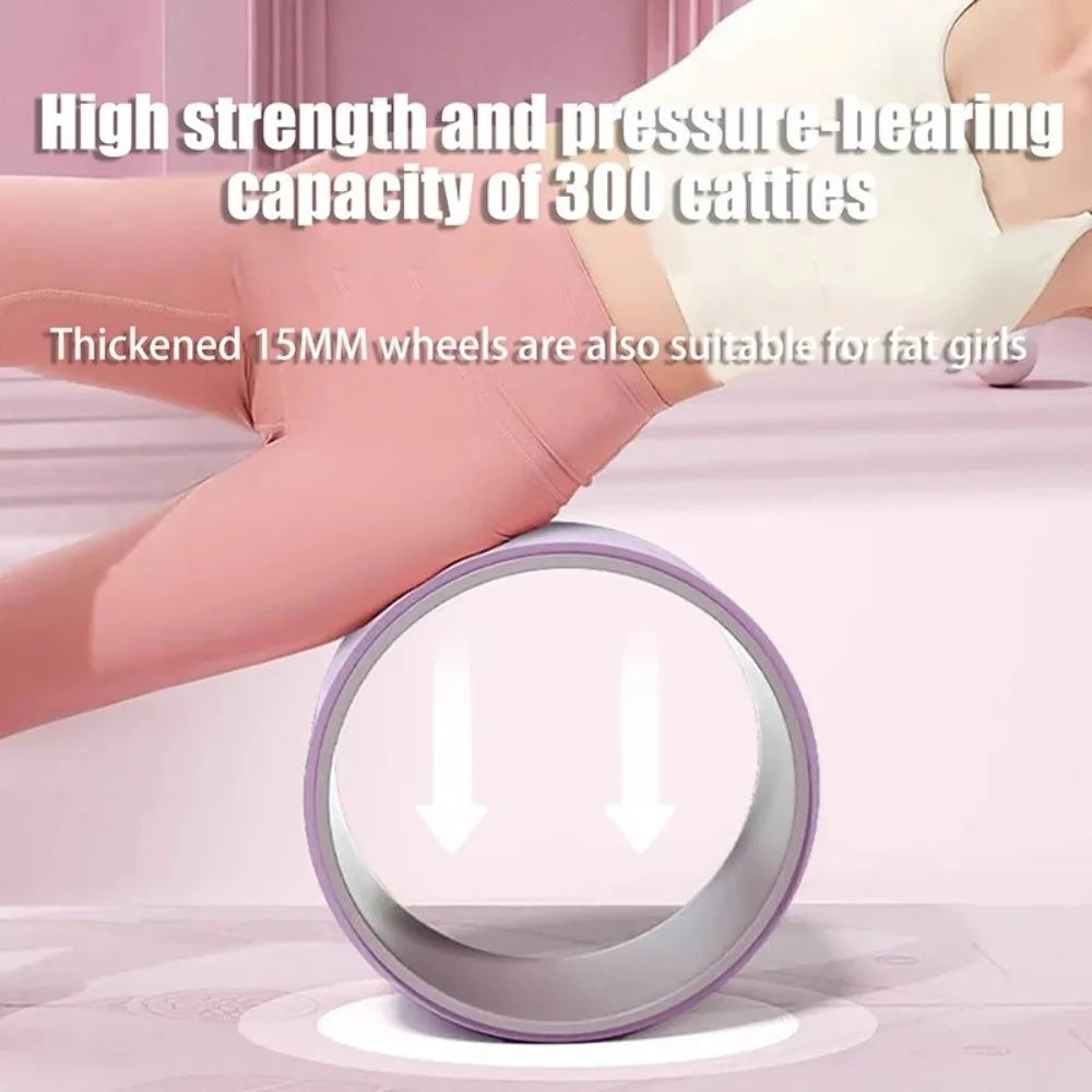 Muscle Massage Yoga Wheel Multi-Functional Back Training Back Training Roller Training Tool Waist Training Pilates Ring Home Gym