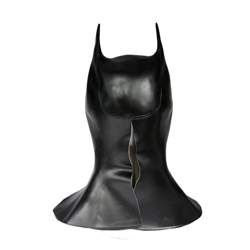 Cafele 2022 Adult Men Bat Superhero Cosplay Bruce Wayne Costume Halloween Masquerade Mask Black Latex Accessories
