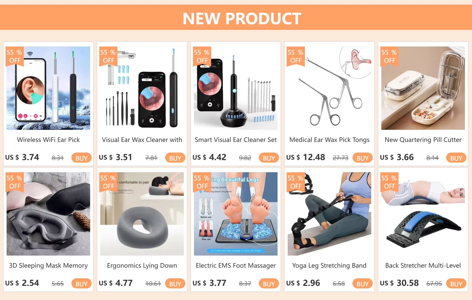 Wireless WiFi Ear Pick Otoscope Camera Borescope Luminous Ear Wax Cleaning Teeth Oral Inspection Health Care Ear Cleaner