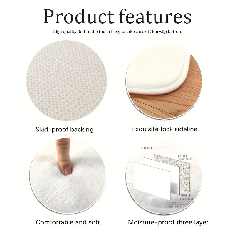 VIKAMA Creative Banknote Long Strip Floor Mat Soft And Anti-Slip Bedroom Bedside Blanket Bay Window Blanket Home Decoration