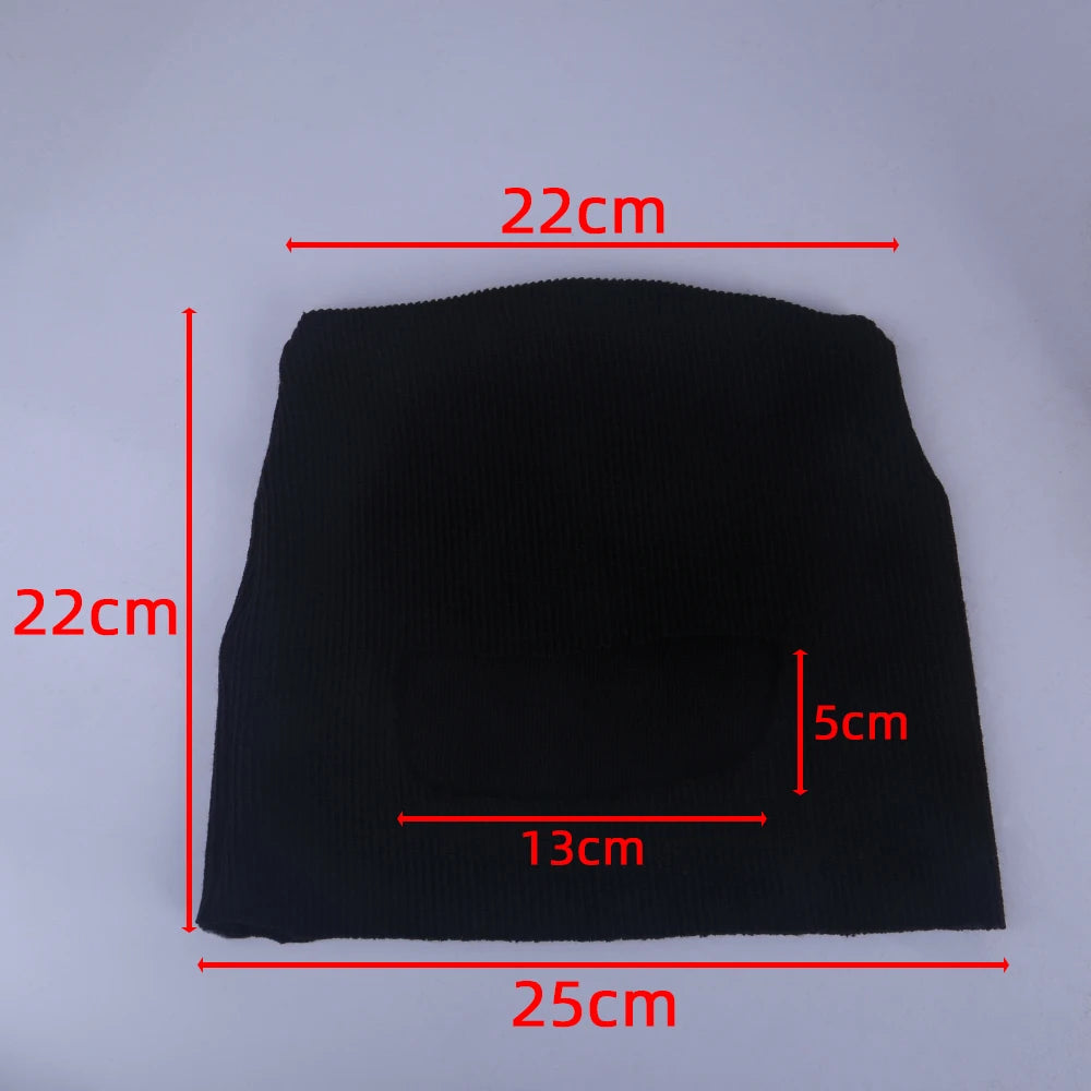 Cafele 2022 Adult Men Bat Superhero Cosplay Bruce Wayne Costume Halloween Masquerade Mask Black Latex Accessories