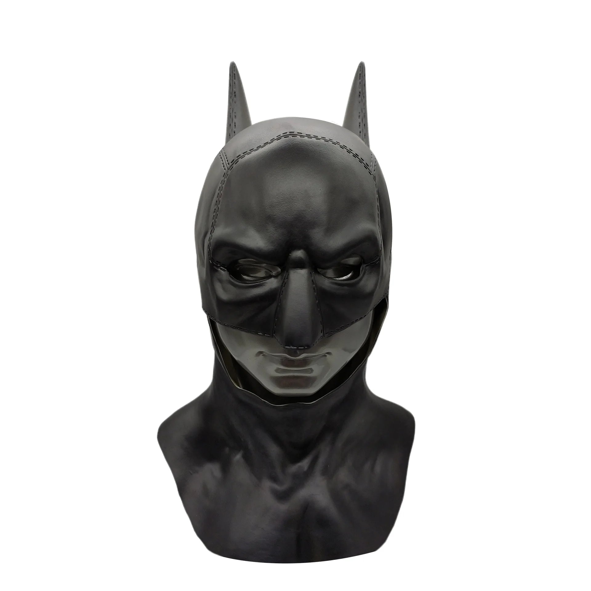 Cafele 2022 Adult Men Bat Superhero Cosplay Bruce Wayne Costume Halloween Masquerade Mask Black Latex Accessories