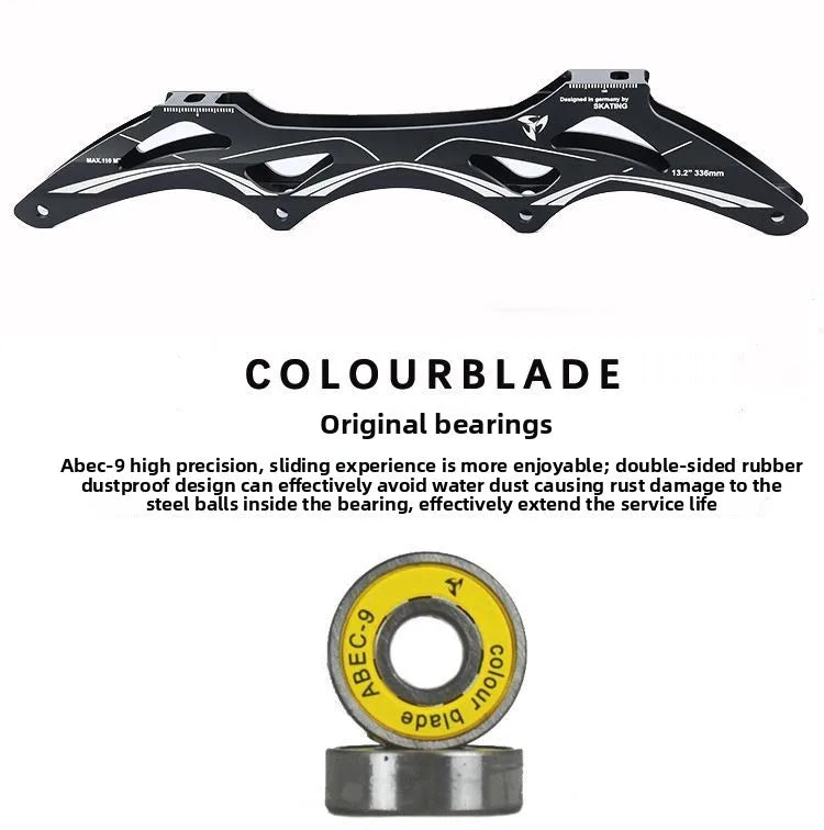 2025 New Speed skating shoes, large four-wheel adult ice skates, adult straight line for both men and women