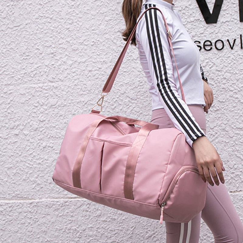 Gym Bag for Women with Shoe Compartment Durable Lightweight Yoga Large Handbag