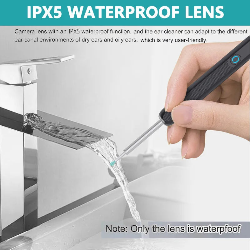 Smart Visual Ear Sticks Otoscope 1296P Ear Cleaner High Precision Ear Wax Removal Tool Mini Camera Health Care Ear Cleaner