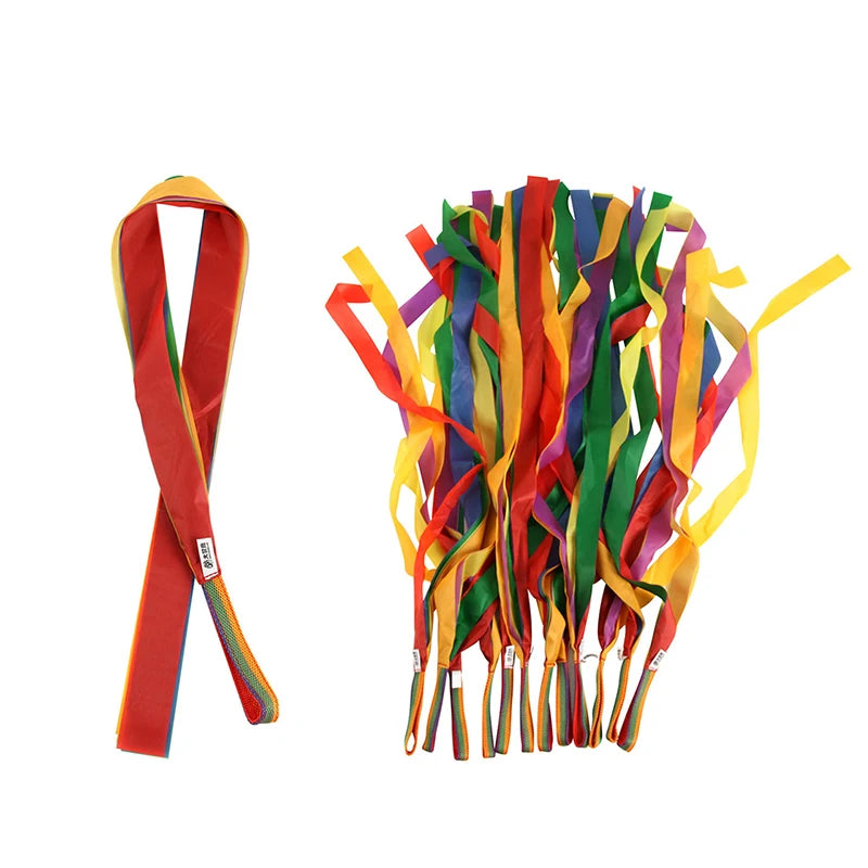 Sport Dance Rainbow Ribbon Kids Gym Rhythmic Gymnastics Art Gymnastic Exercises Cheerleading Fitness New Arrival