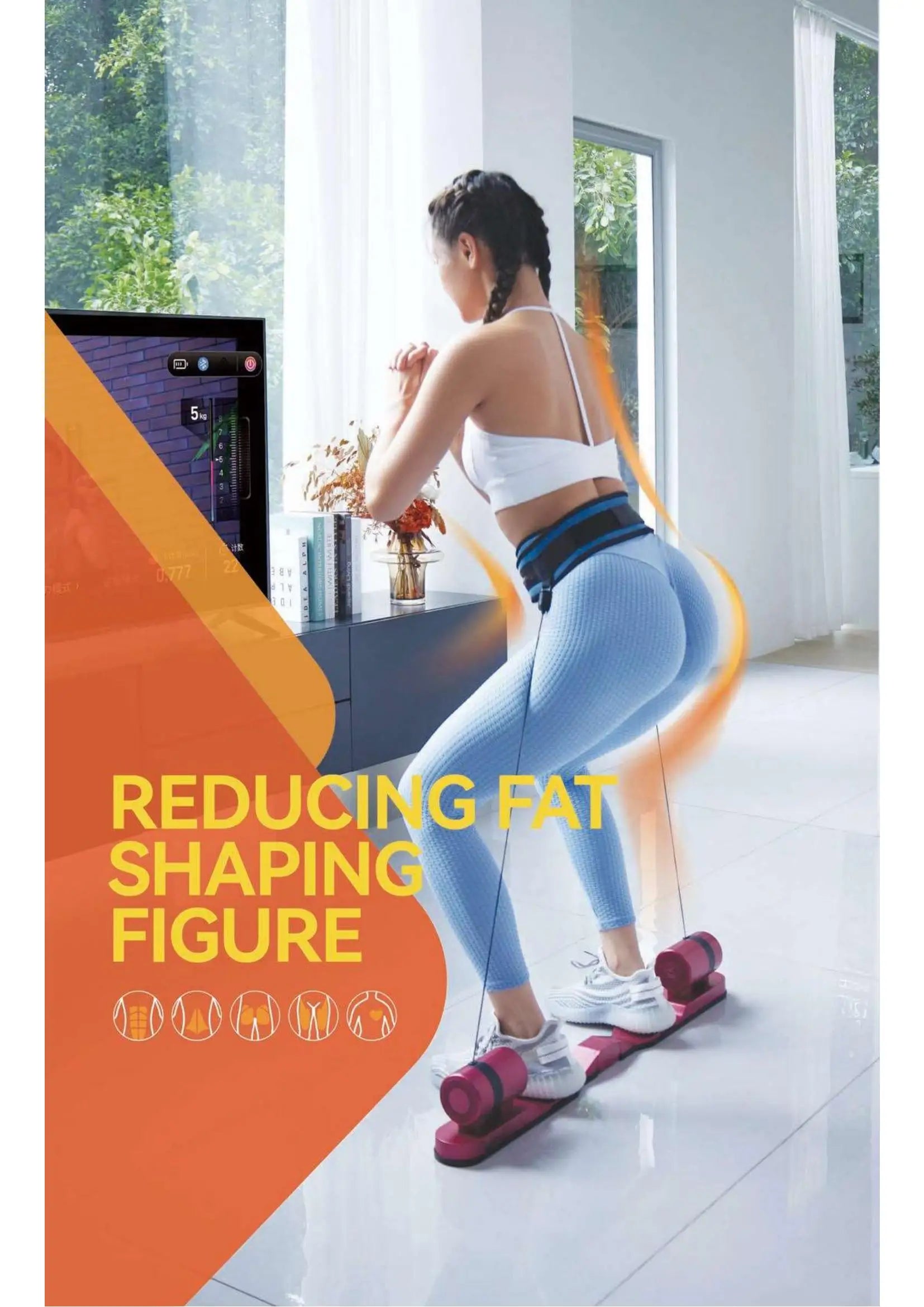 Home Gym Fitness Equipment Stylish Sport Machine For Home Exercise