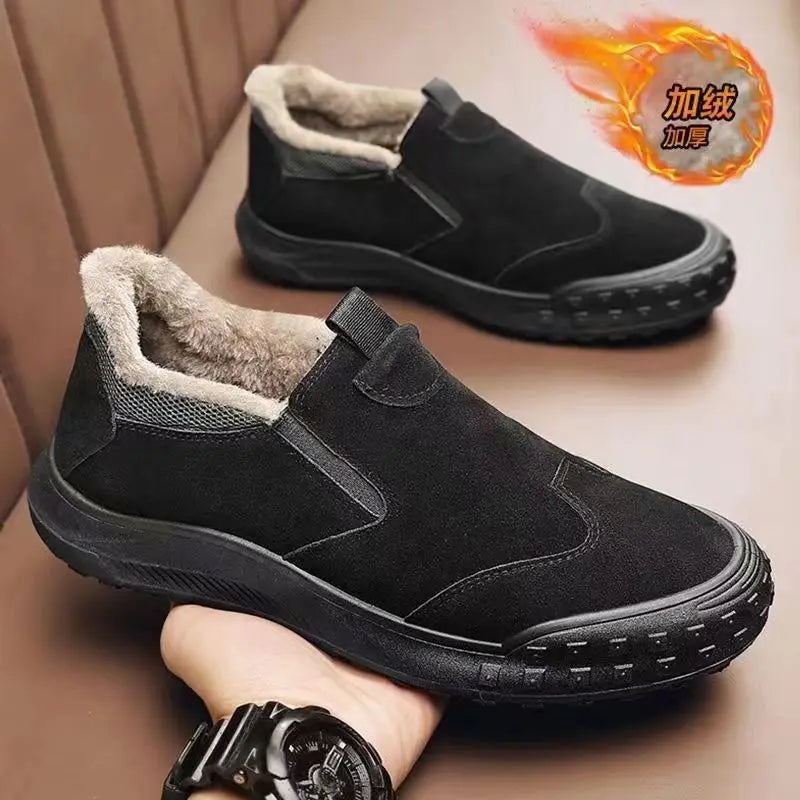 Snow Boots for Men 2025 Winter New Arrival Men's Cotton Shoes Outdoor Walking Shoes Lightweight and Comfortable Loafers