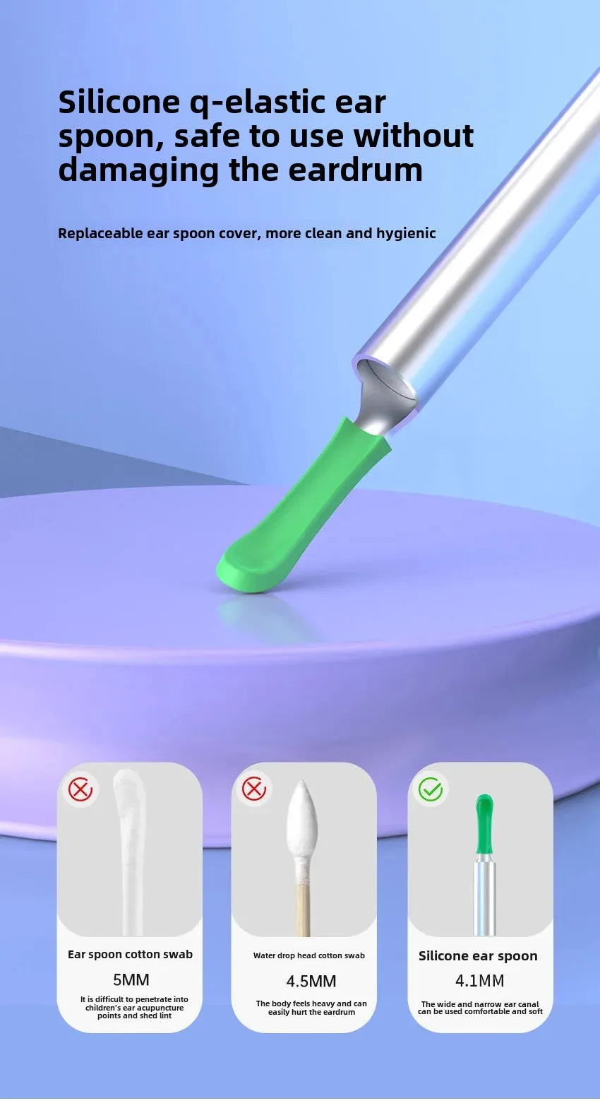 Wireless WiFi Ear Pick Otoscope Camera Borescope Luminous Ear Wax Cleaning Teeth Oral Inspection Health Care Ear Cleaner