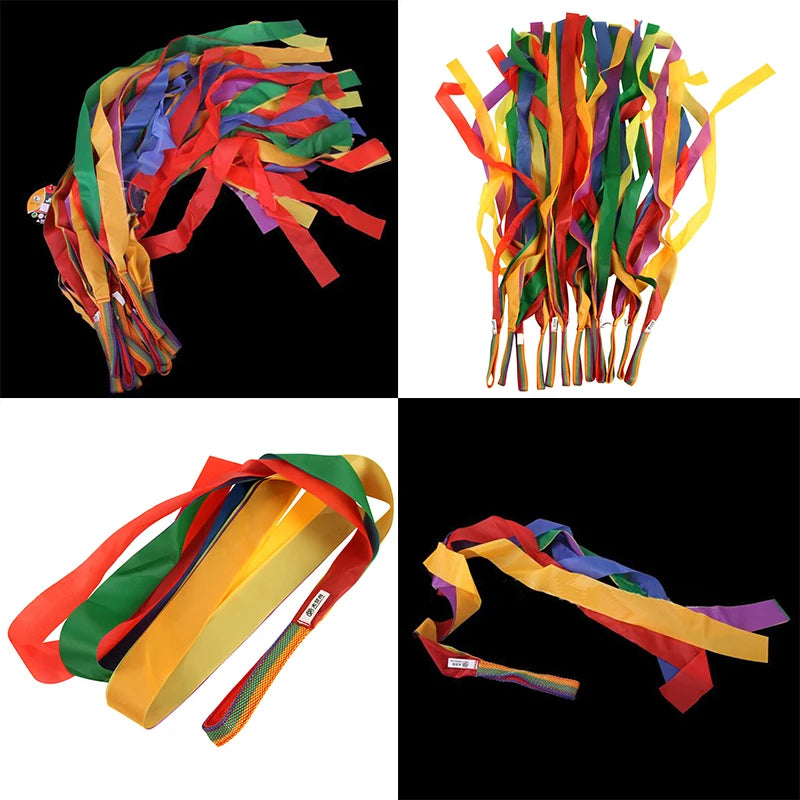 Sport Dance Rainbow Ribbon Kids Gym Rhythmic Gymnastics Art Gymnastic Exercises Cheerleading Fitness New Arrival