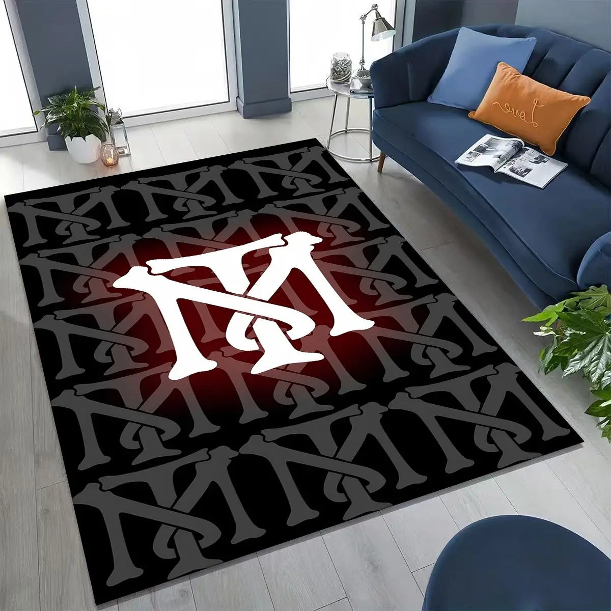 Classic Scarface Tony Montana Movie Art Carpet Rug for Bedroom Living Room Sofa Home Doormat Decor,Large Kids Non-slip Floor Mat