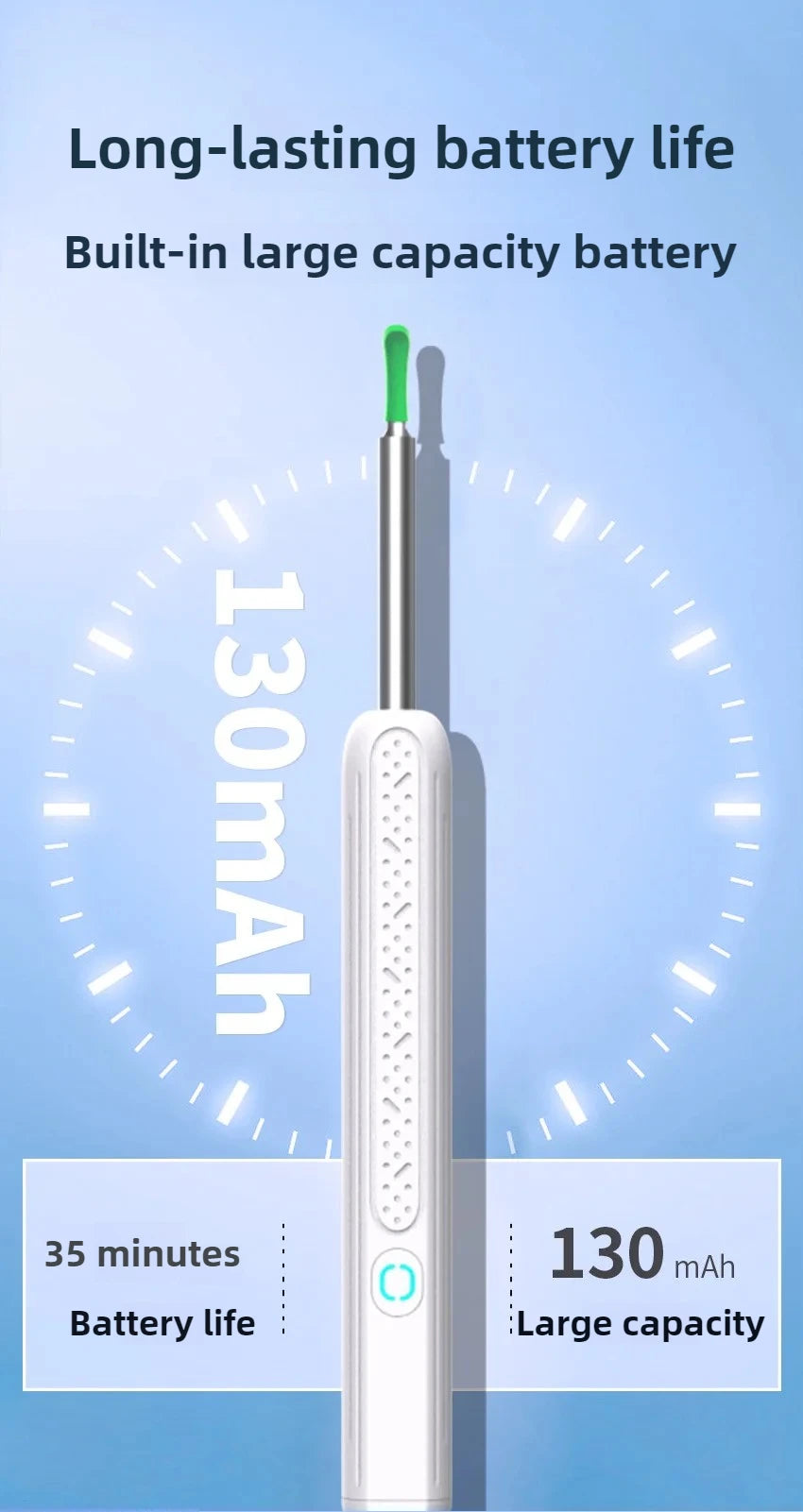 Wireless WiFi Ear Pick Otoscope Camera Borescope Luminous Ear Wax Cleaning Teeth Oral Inspection Health Care Ear Cleaner