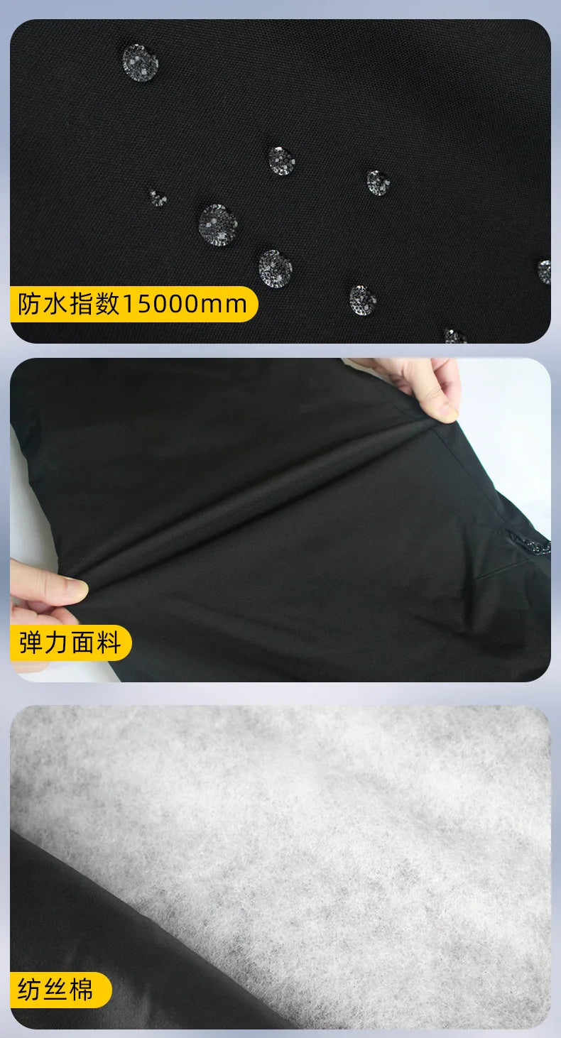 2025 GSOU SNOW Men's Skiing Outfit Winter Outdoor Sports Double Board Warm Breathable Waterproof Windproof Snowboard Set