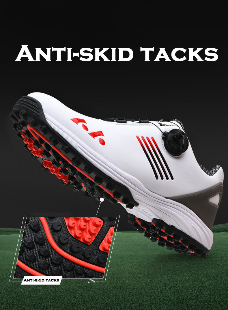 Men's Golf Shoes: High Quality, Non-Slip Sports Sneakers with Swivel Button for Maximum Comfort!